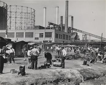 (NYC--GREAT DEPRESSION) A collection of 17 photographs showing the Depression-era shanty towns and Hoovervillians throughout New York C